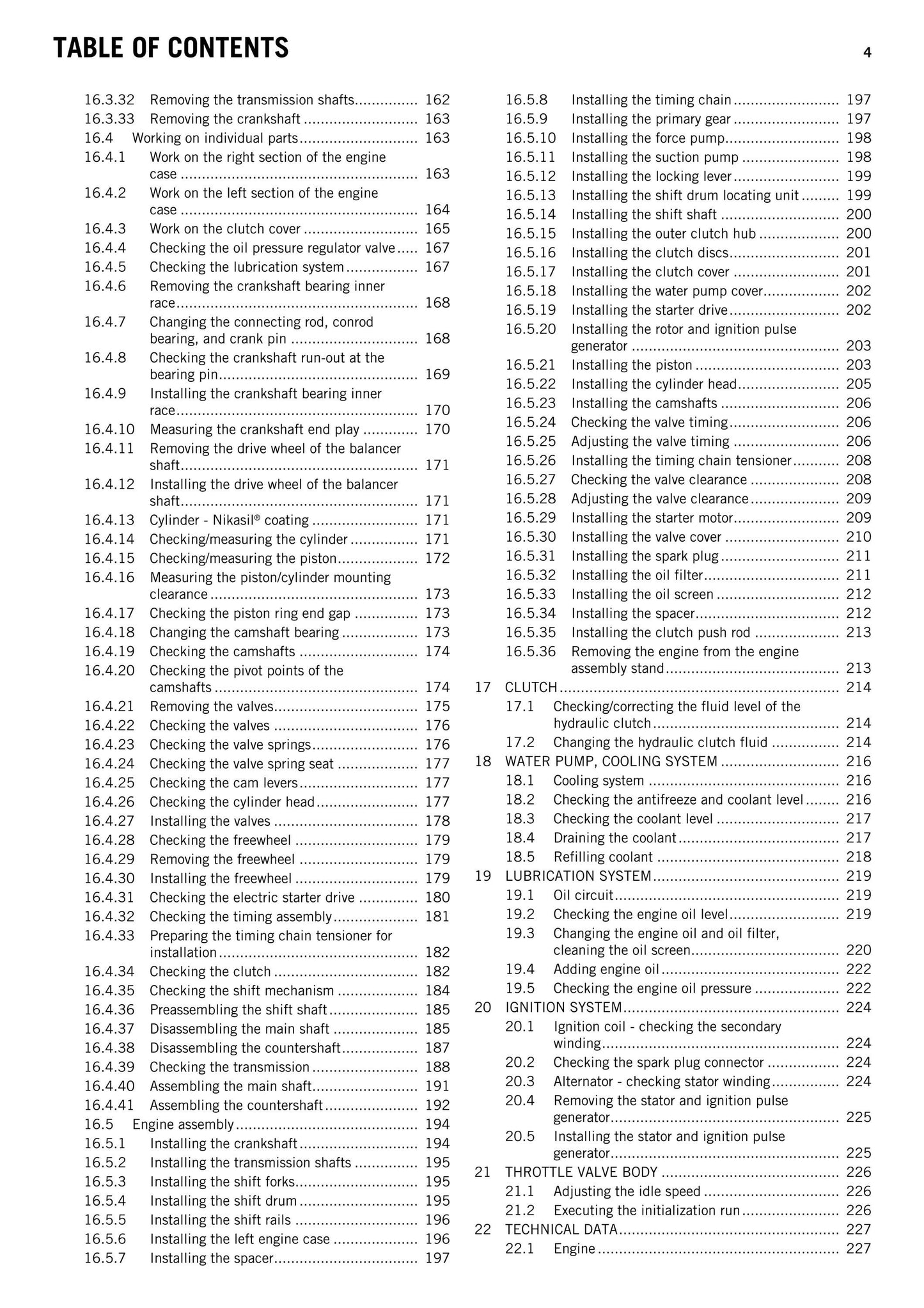 KTM 2015 - 350 SX-F XC-F - Service Workshop Repair Manual