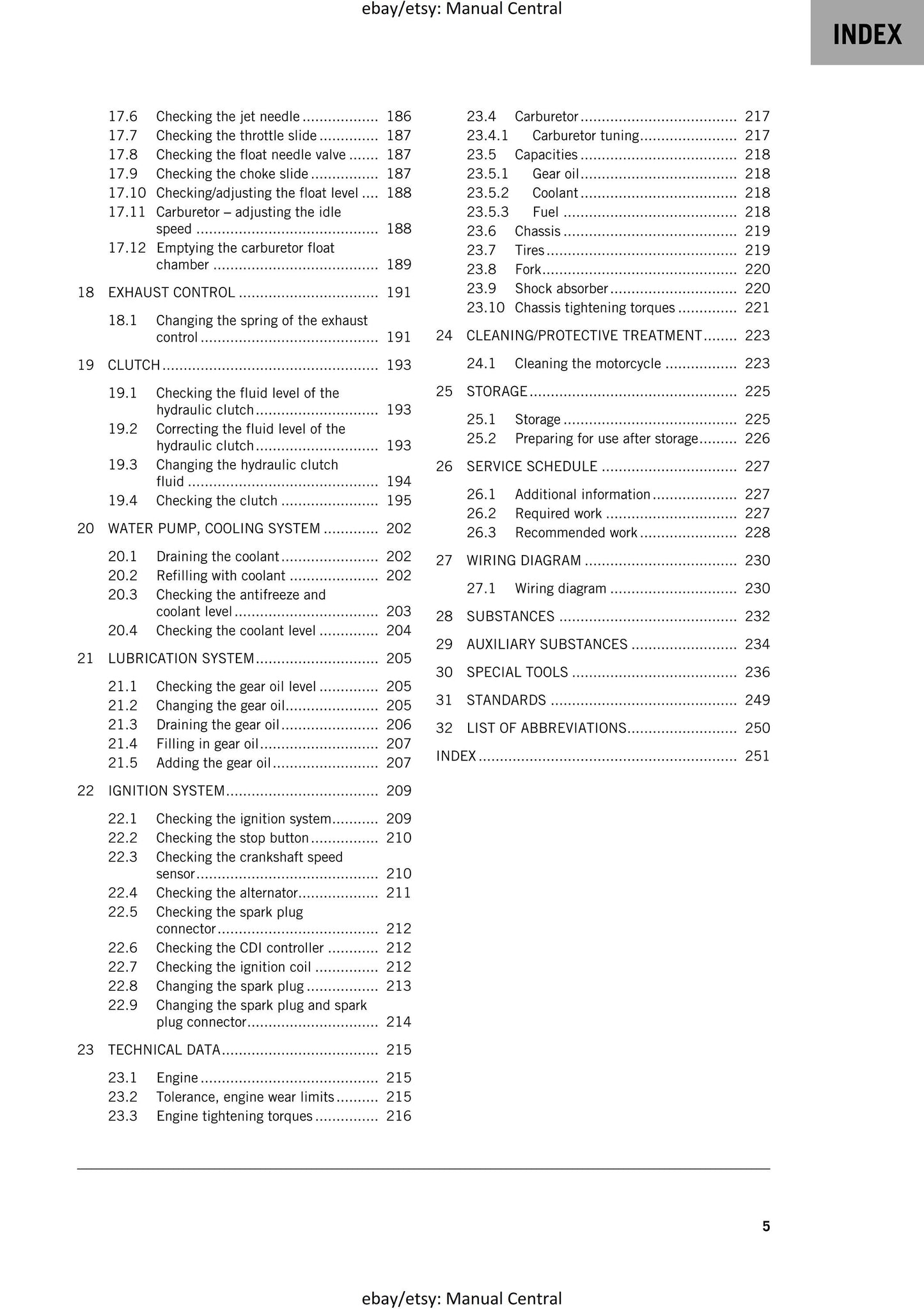 PDF - KTM 2020 - 65 Sx - Service Workshop Repair Manual