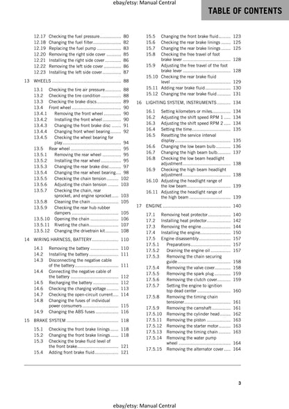 KTM 2017 - RC 250 - Service Workshop Repair Manual