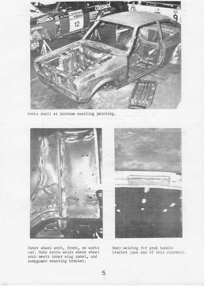 Ford Escort Mark 1 & 2 - Rally Prep Manual