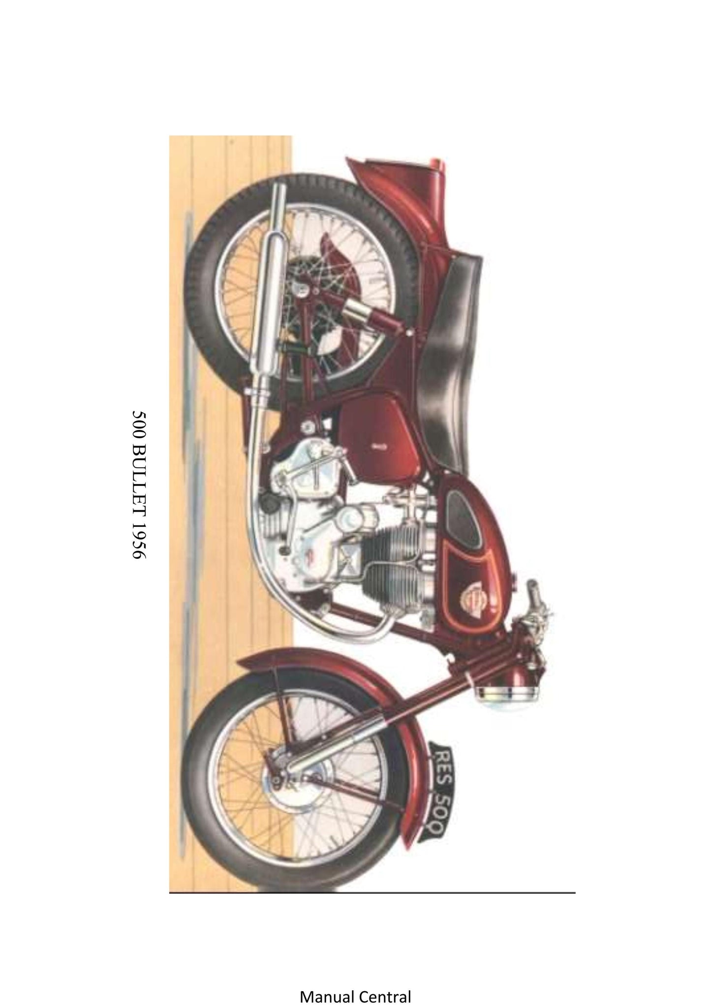 1956 to 1962 Royal Enfield 350 Bullet, 500 Bullet, 350 Clipper - Inc Airflow and Trials Works Replica -  Workshop Service Repair Manual
