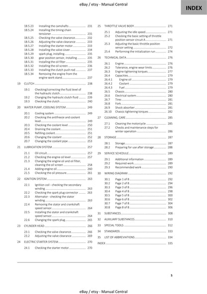 GasGas 2023 - EC 250F - Service Workshop Repair Manual