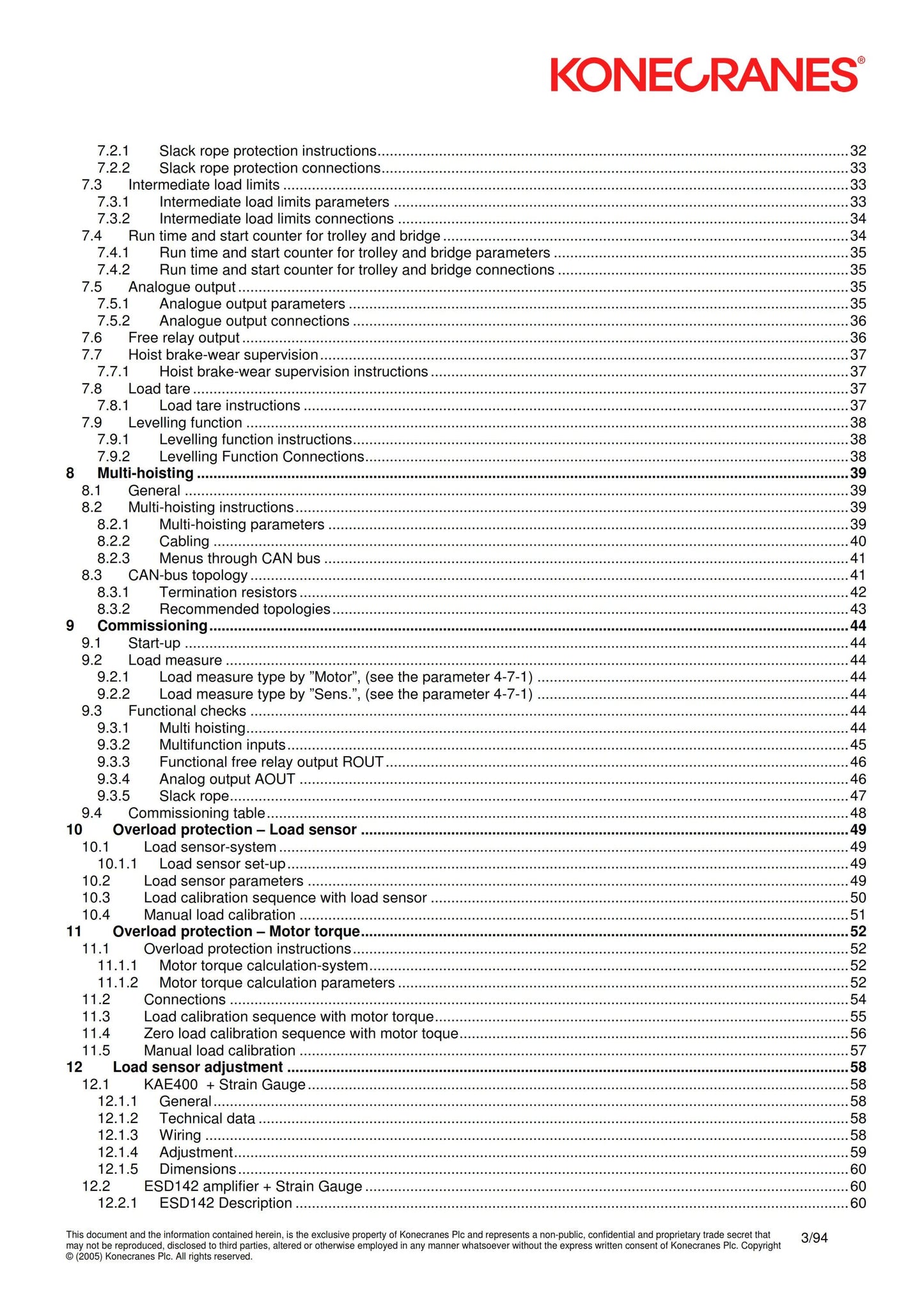 Konecranes - Hoist Control Device - Workshop Service Repair Manual