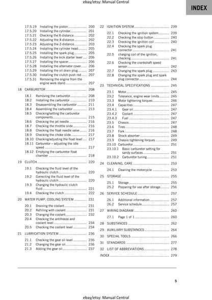 KTM 2024 - 85 SX 19/16 17/14 - Service Workshop Repair Manual