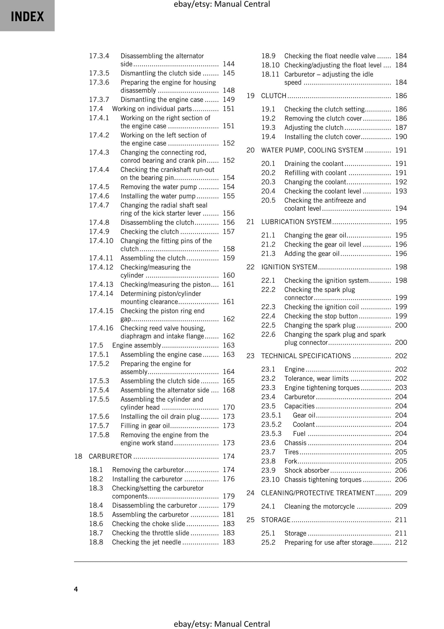 KTM 2024 - 50 SX Factory Edition - Service Workshop Repair Manual