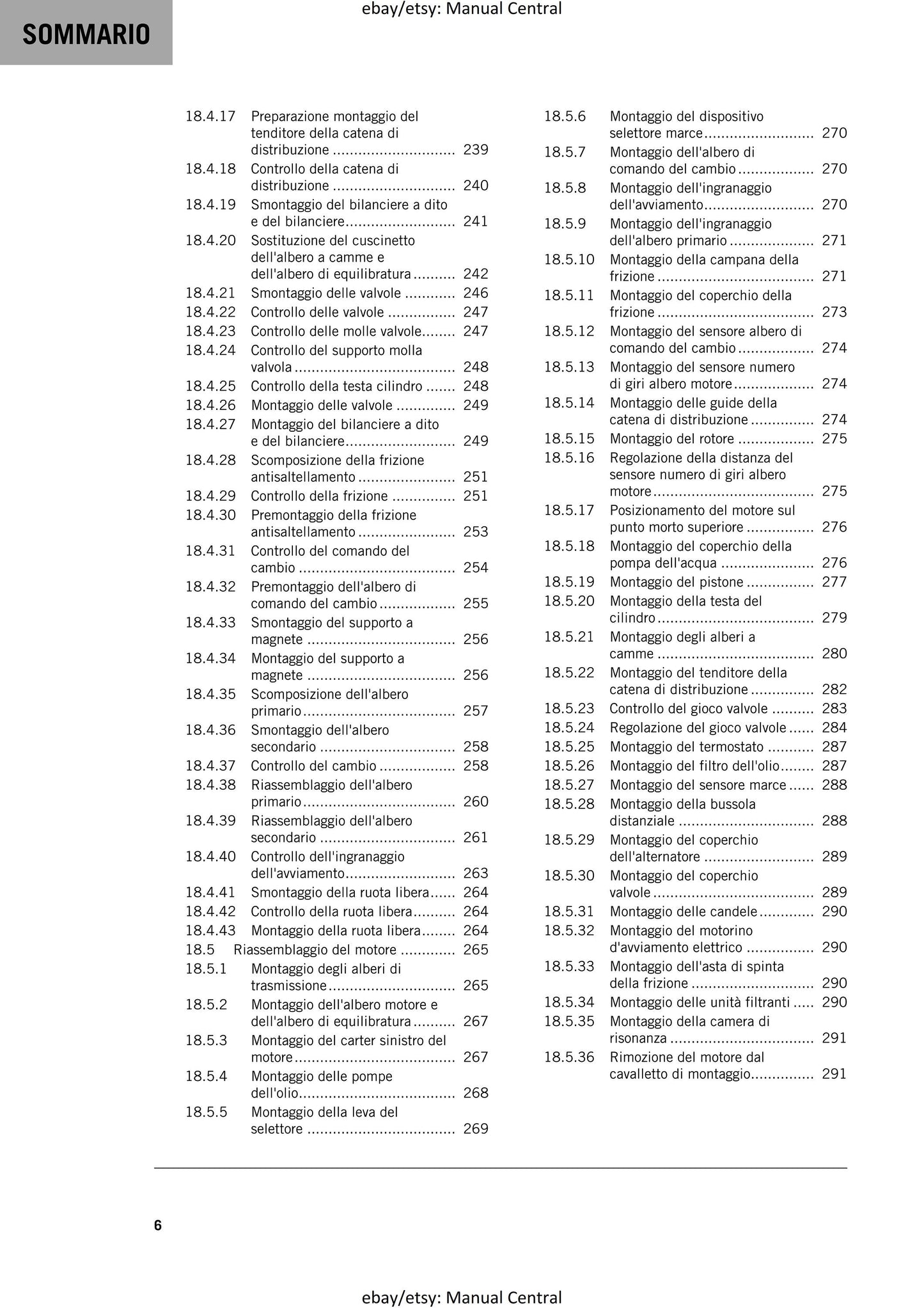 Italian Language - 2023 KTM 690 Smc R - Manuale Di Riparazione