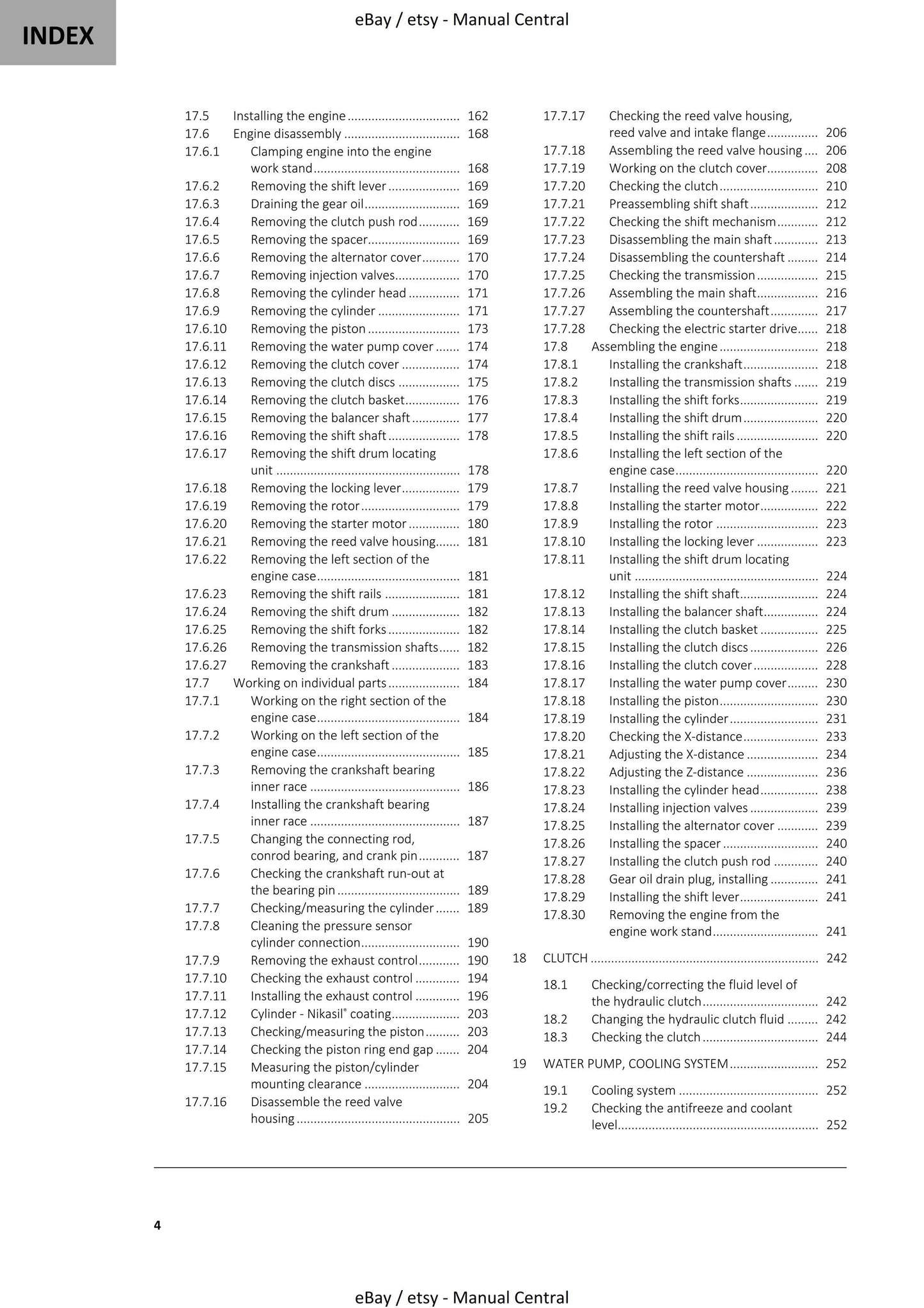 GasGas 2023 - EX 250 300 US edition - Service Workshop Repair Manual