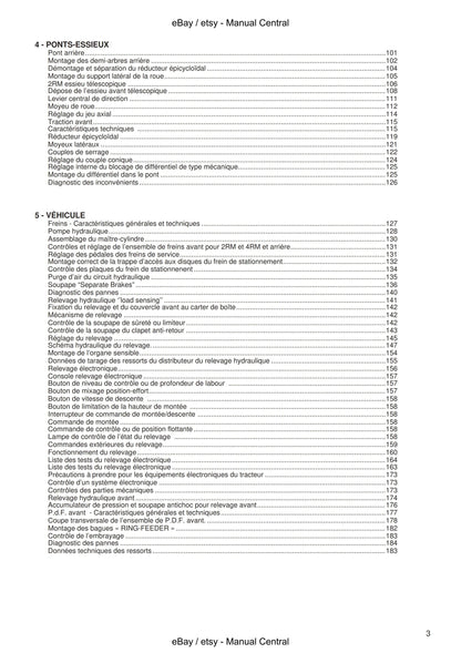 French Language - Agroplus 60 70 80 - Manuel D'Atelier