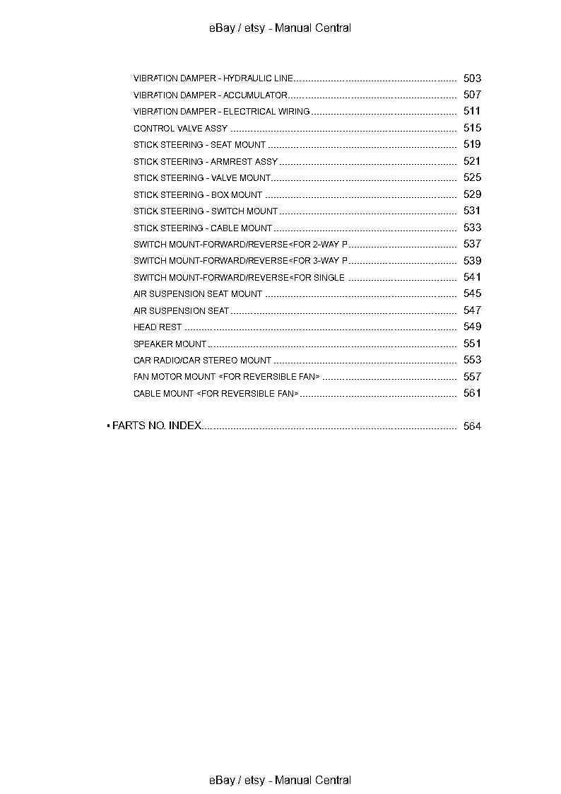 Kawasaki 90ZV-2 Wheel Loader - Part Catalog Manual