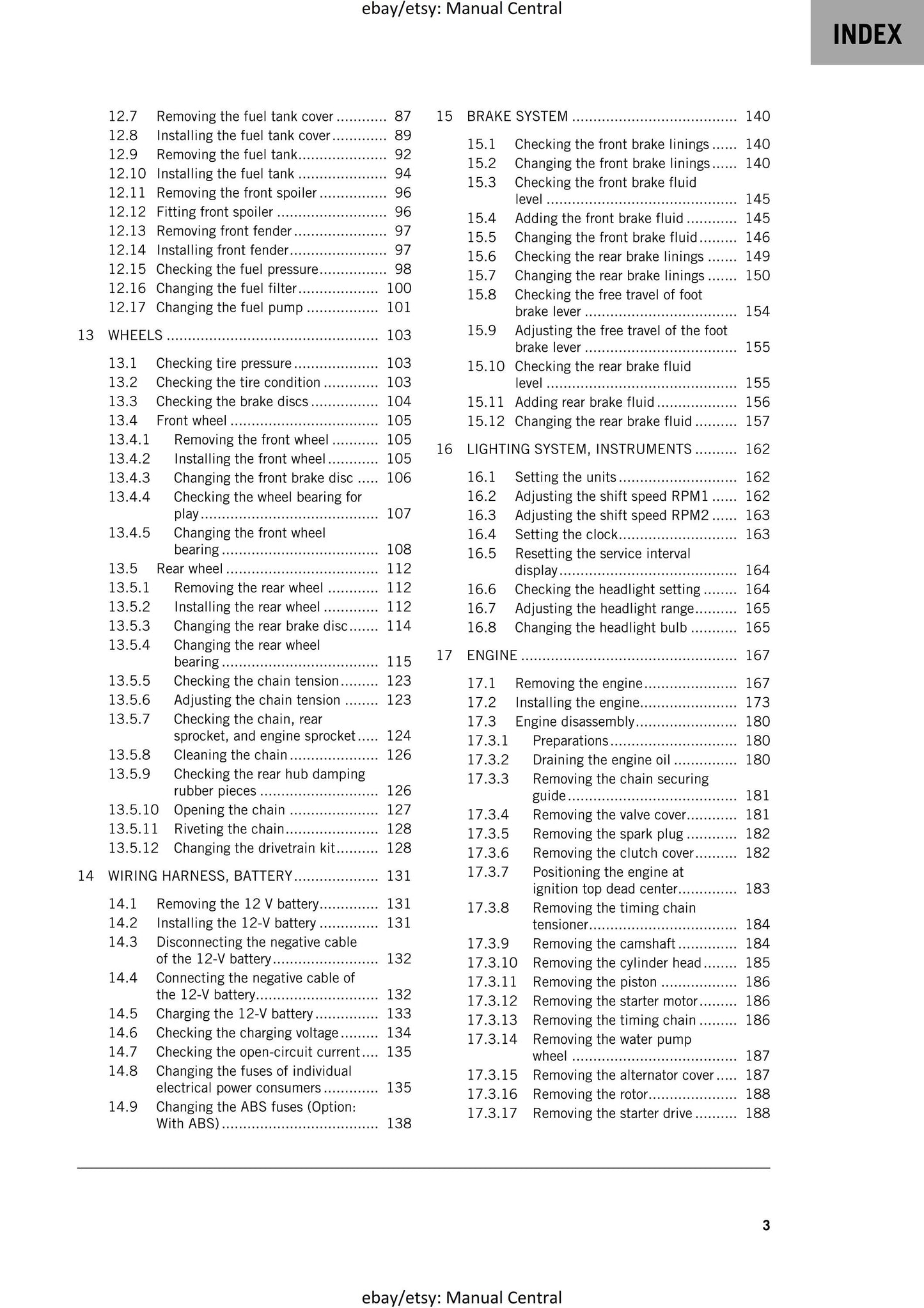 KTM 2020 - 250 Duke - Service Workshop Repair Manual