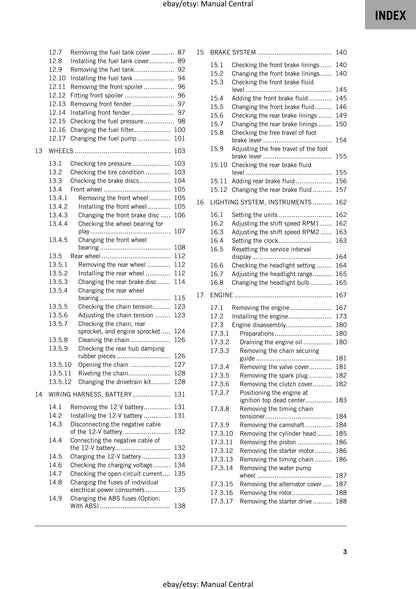 KTM 2020 - 250 Duke - Service Workshop Repair Manual