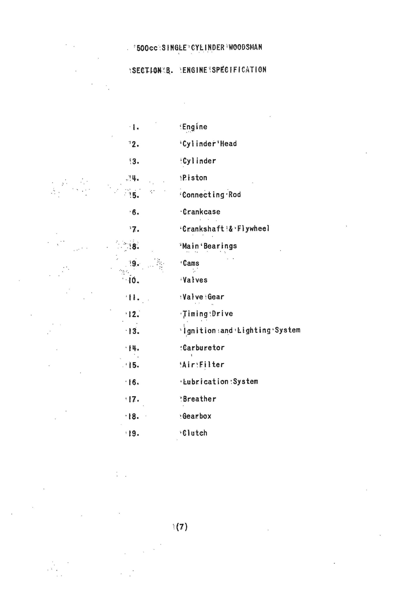 1955 to 1958 Indian 500cc Woodsman, Westerner Workshop Service Repair Manual