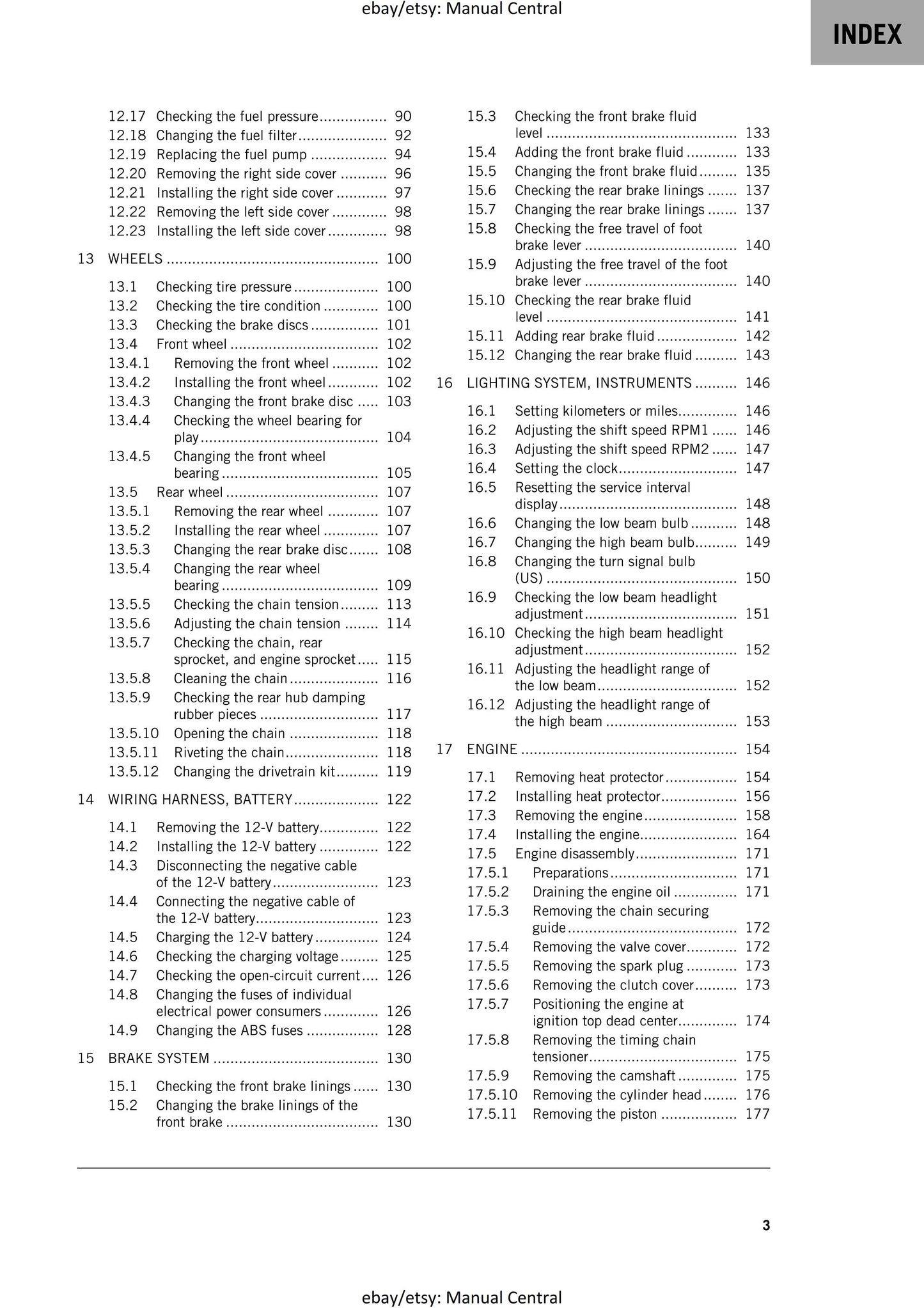 KTM 2020 - RC 390 - Service Workshop Repair Manual