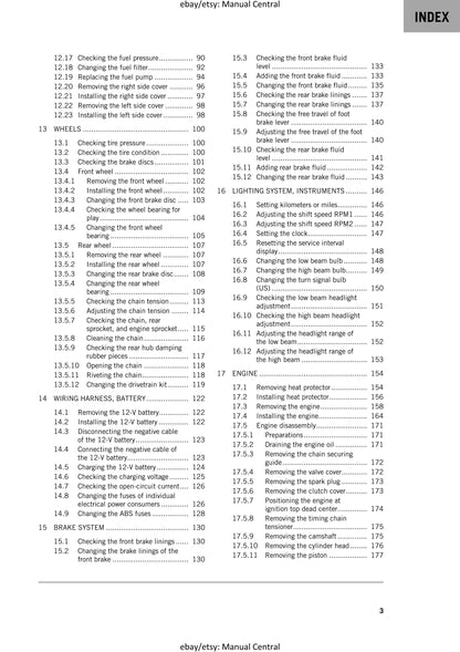 KTM 2020 - RC 390 - Service Workshop Repair Manual