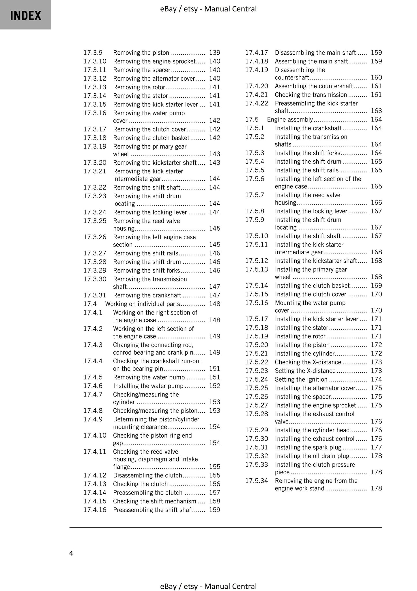 GasGas 2023 - MC 65 - Service Workshop Repair Manual
