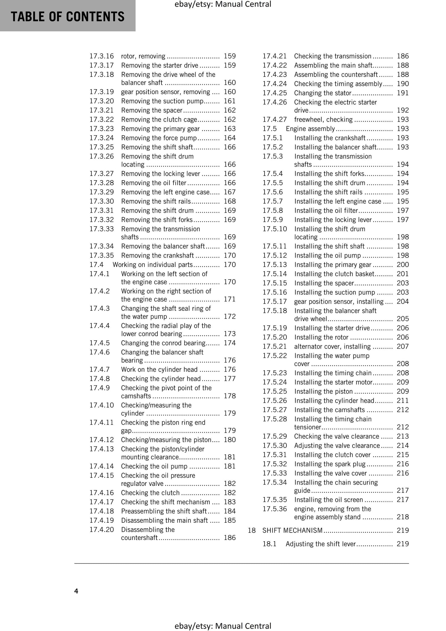 KTM 2016 - RC 390 - Service Workshop Repair Manual