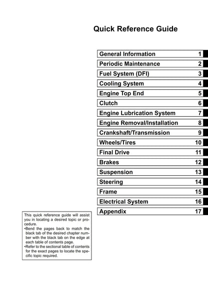 Kawasaki Ninja ZX-6R - 2007 2008 - Workshop Service Repair Manual