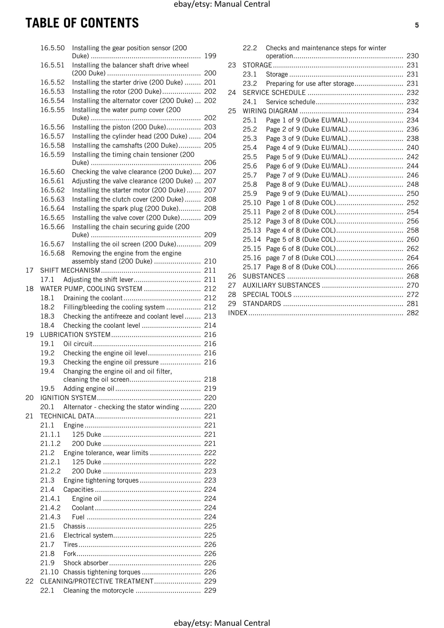 KTM 2013 - 125 200 Duke - Workshop Service Repair Manuals