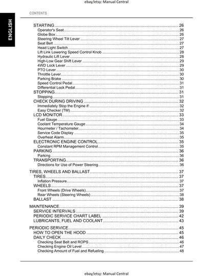 Kubota Front Mower - Operator Manual - F2690E F2690 F3990
