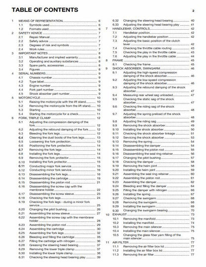Husqvarna 2014 - FC 350 - Service Workshop Repair Manual