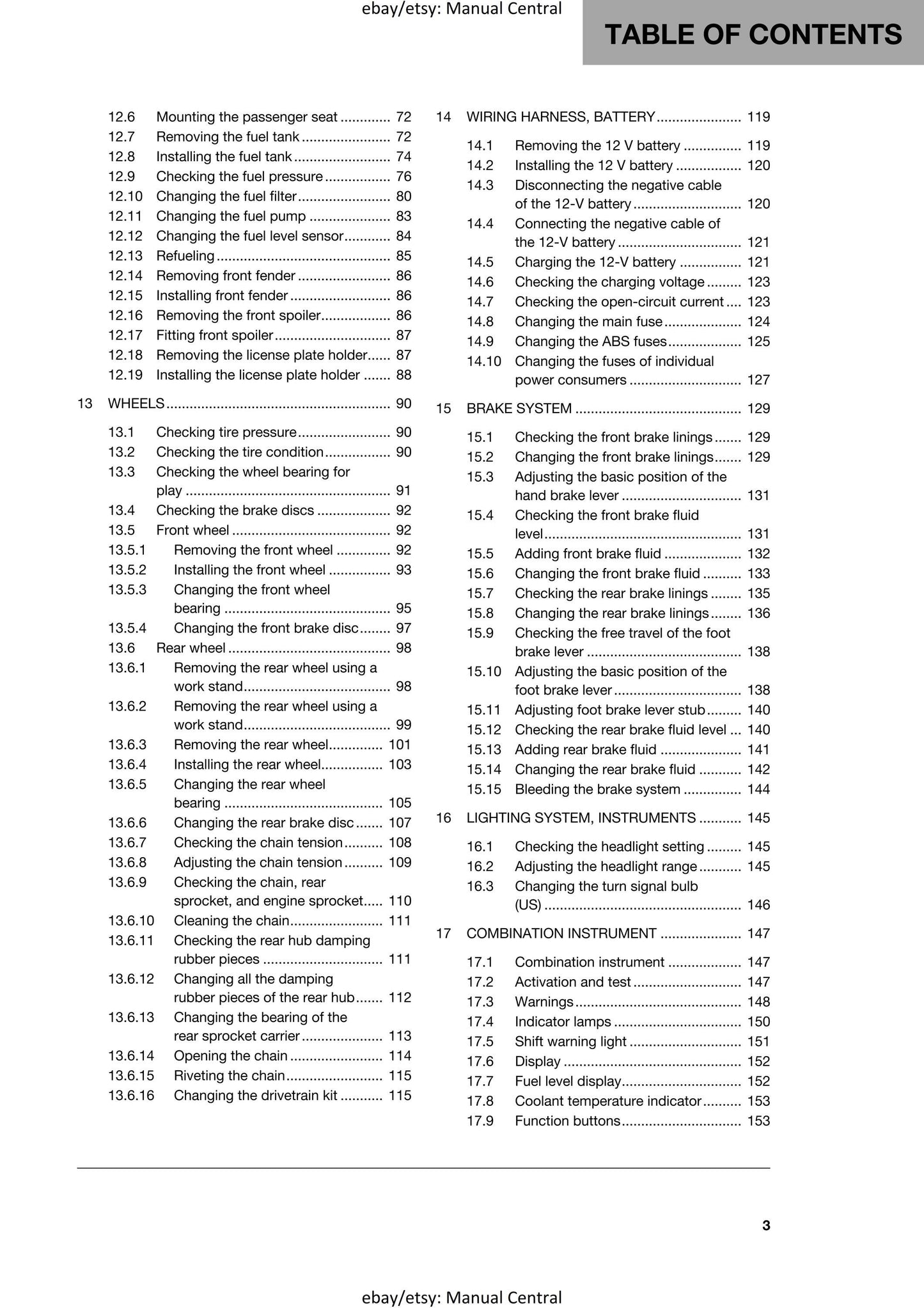 Husqvarna 2018 - Vitpilen 701 - Workshop Service Repair Manual