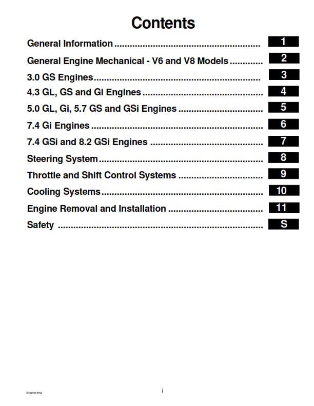 Volvo Penta Engine Components - Workshop Service Repair - 30GSMEFS 30GSPEFS 43GLPEFS 43GiPEFS 50GLPEFS 50GiPEFS 57GSPEFS 57GSiPEFS 74GiPEFS