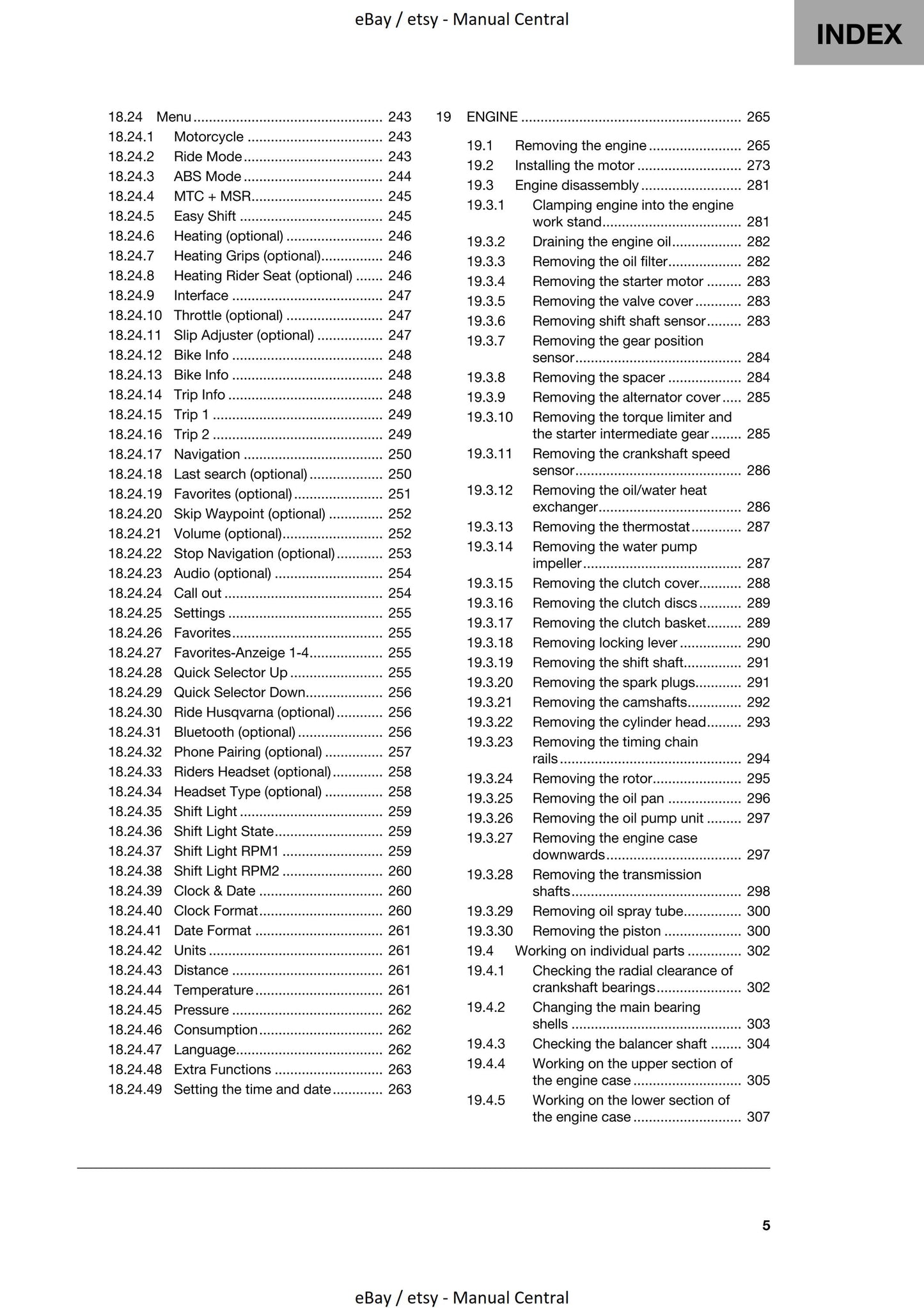 Husqvarna 2023 - Norden 901 Expedition - Service Workshop Repair Manual