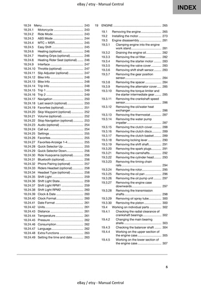Husqvarna 2023 - Norden 901 Expedition - Service Workshop Repair Manual