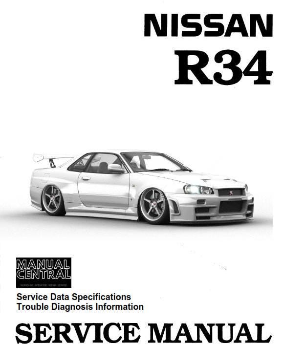 Nissan R34 - Service Data Specifications - Trouble Diagnosis Information - Manual