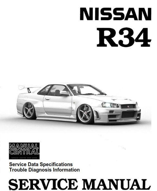 Nissan R34 - Service Data Specifications - Trouble Diagnosis Information - Manual