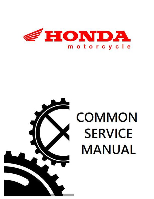 Honda Common Service Manual 1995 Edition - Motorcycles ATV Motor Scooters