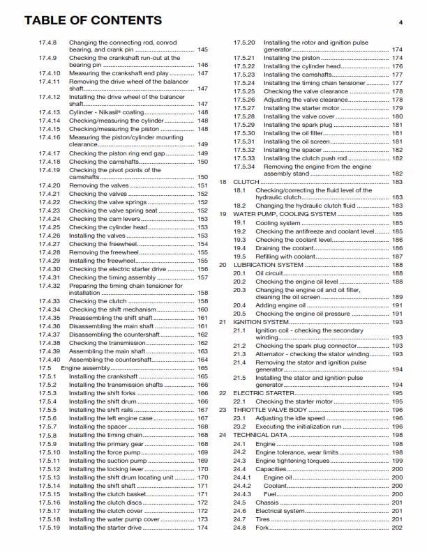 Husqvarna 2015 - FC 250 - Service Workshop Repair Manual