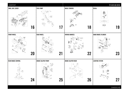 Husqvarna 2016 FE 501S US- Parts Manual Catalog