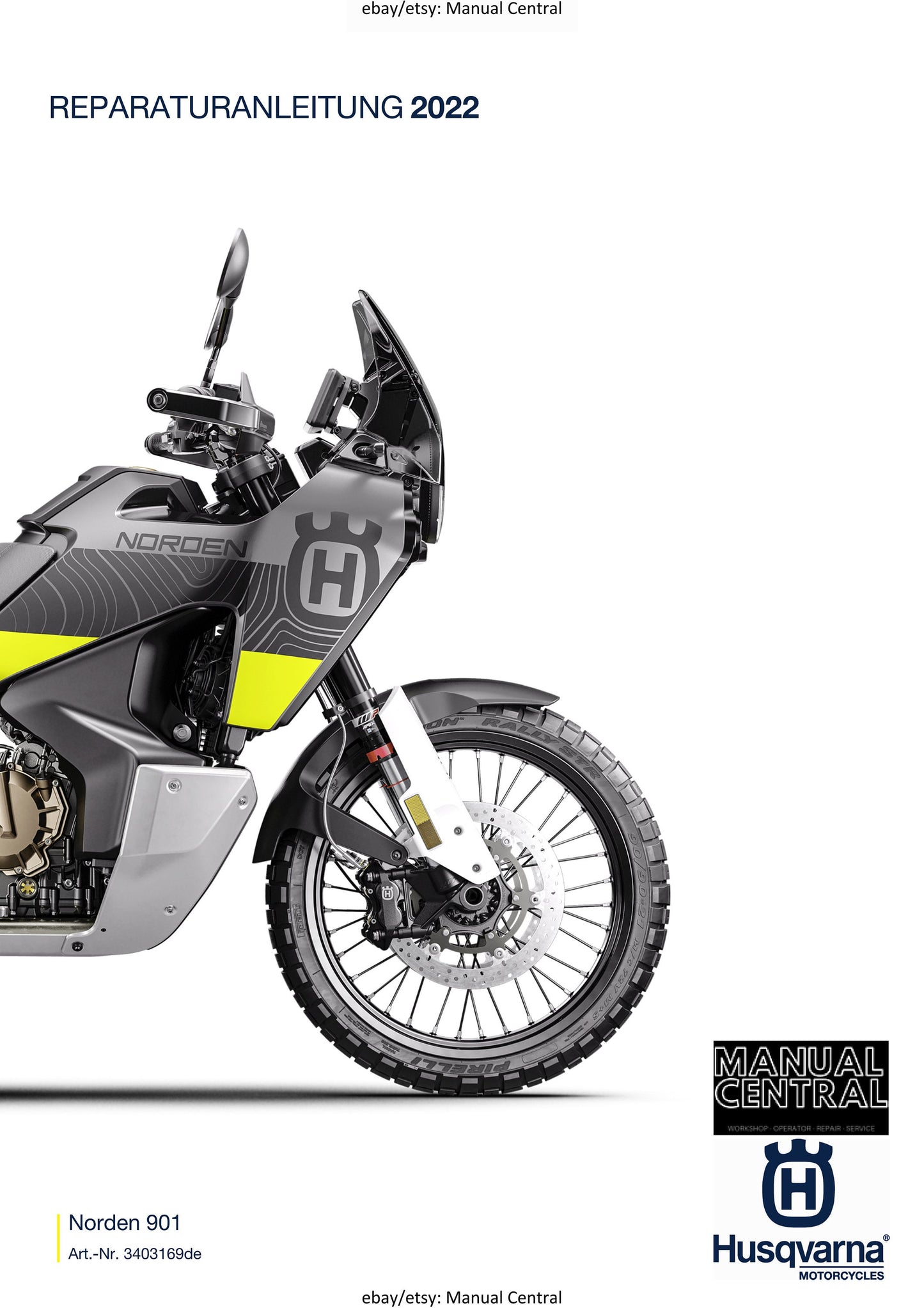 German Language - Husqvarna 2022 - Norden 901 - Reparaturanleitung