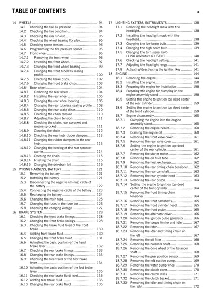 KTM 2014 - 1190 Adventure R - Service Workshop Repair Manual