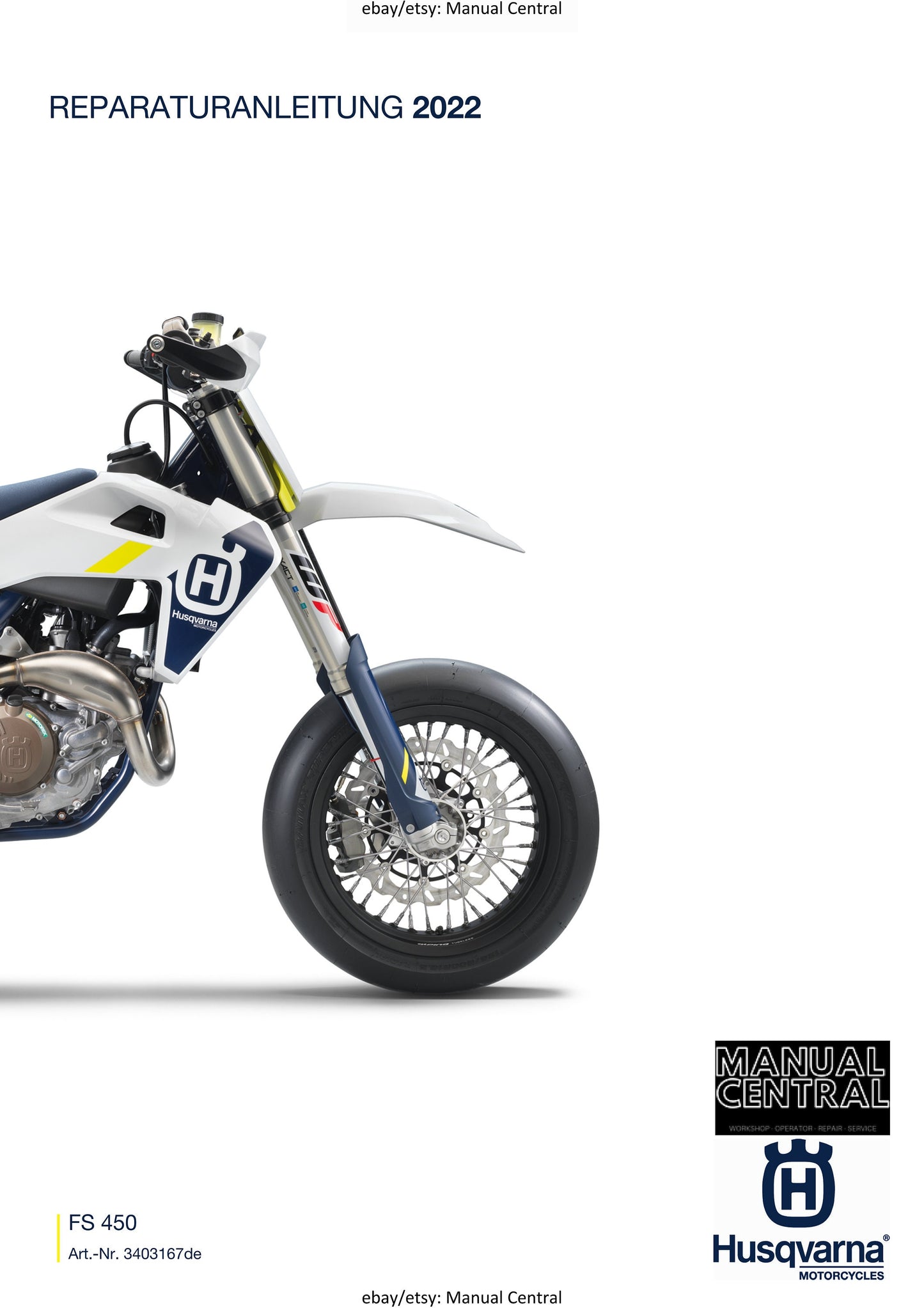 German Language - Husqvarna 2022 - FS 450 - Reparaturanleitung