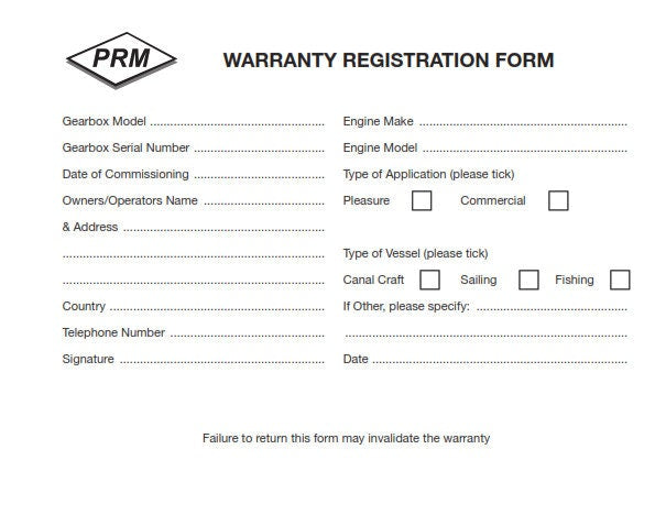 PRM - 80 90 120 150 260 500 750 1000 1500 1750 - Owners Handbook