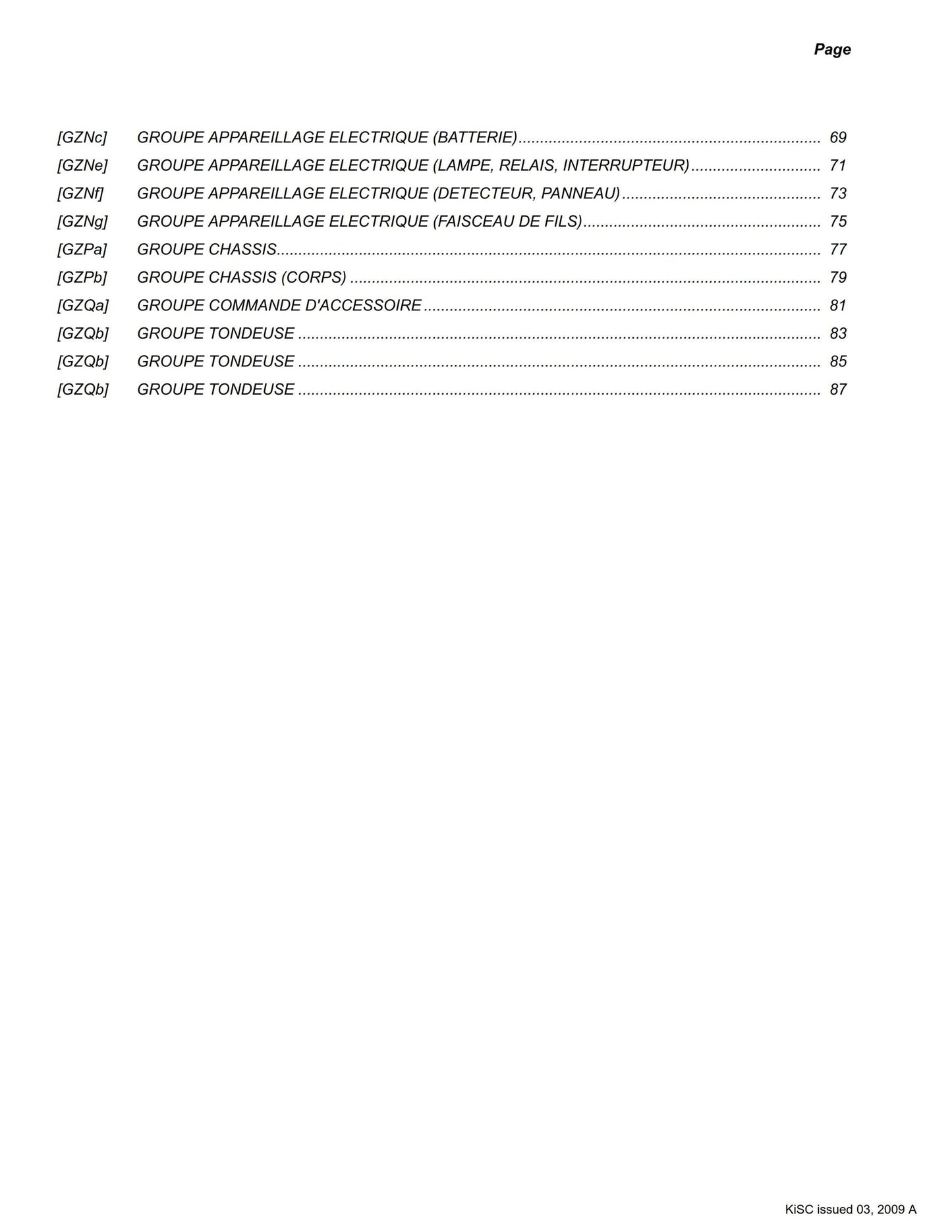 Kubota Flat Rate Schedule - ZD326-EU