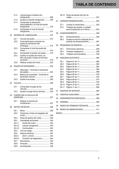 Spanish Language - Husqvarna 2022 - 701 Enduro EU Edition - Manual de Reparacion