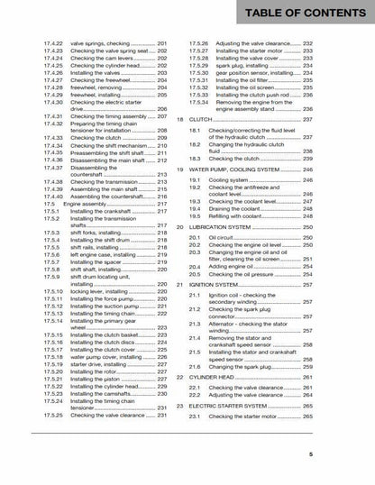 Husqvarna 2017 - FC 250 - Service Workshop Repair Manual