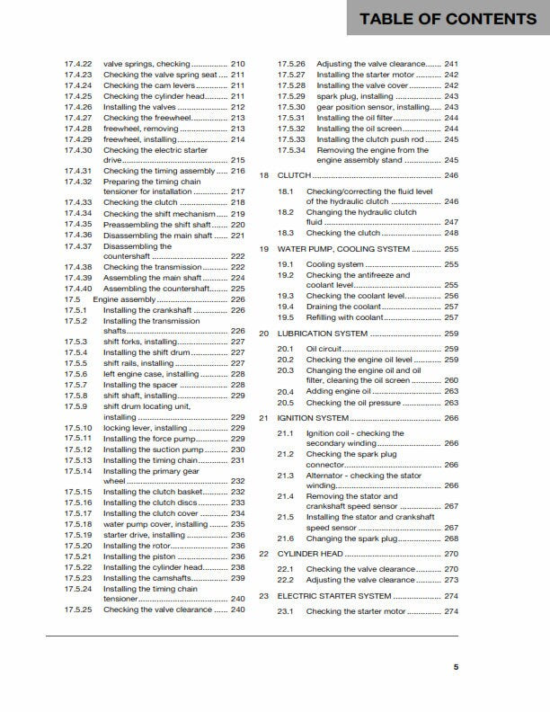 Husqvarna 2018 - FC 250 - Workshop Service Repair Manual