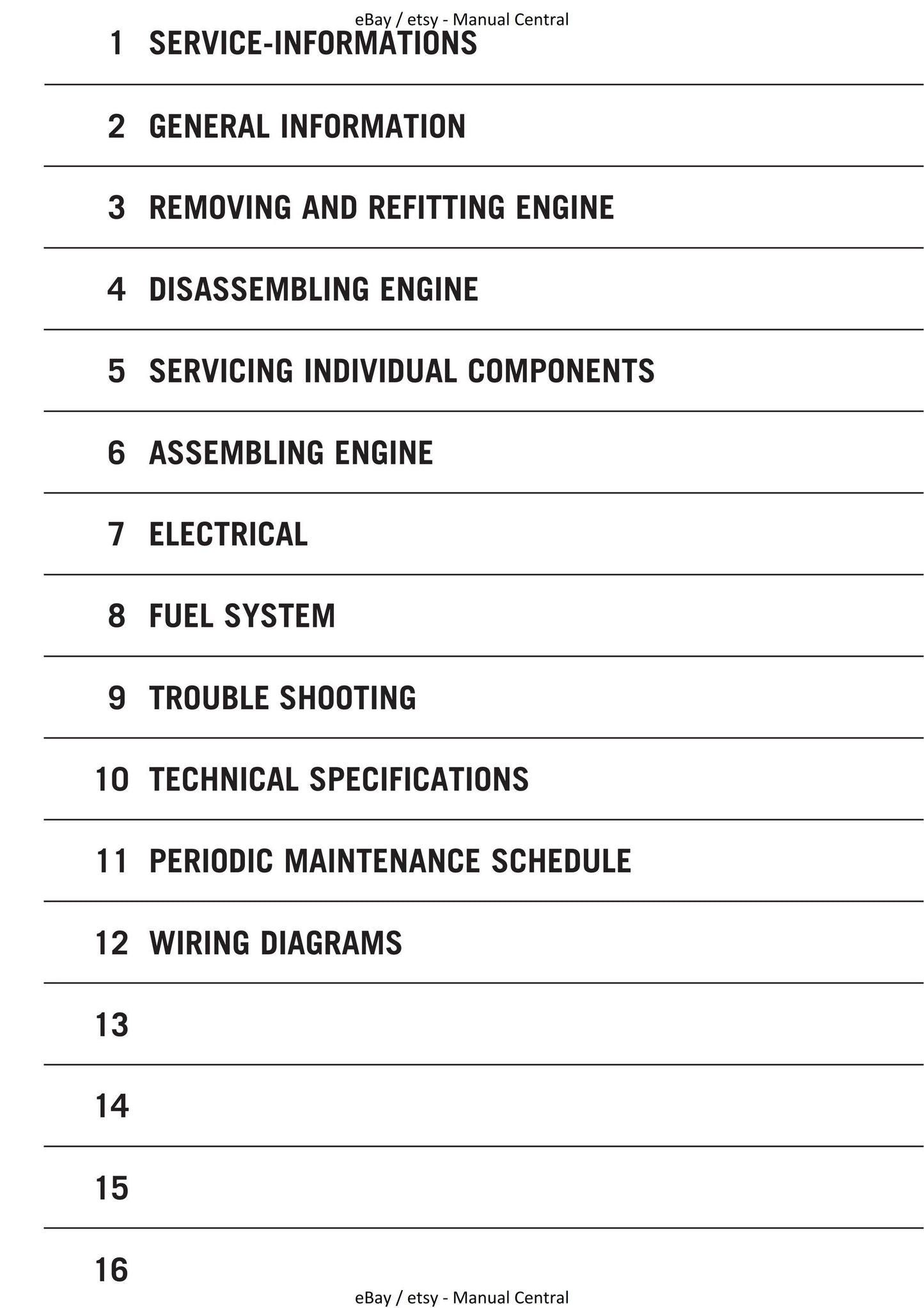 KTM 2000 to 2005 - 250 400 450 520 525 540 610 Exc Sx Mxc Smr Sxs Racing Crate - Engine Service Workshop Repair Manual