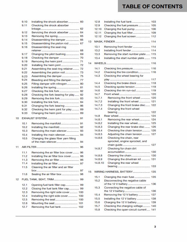 Husqvarna 2017 - FS 450 - Service Workshop Repair Manual