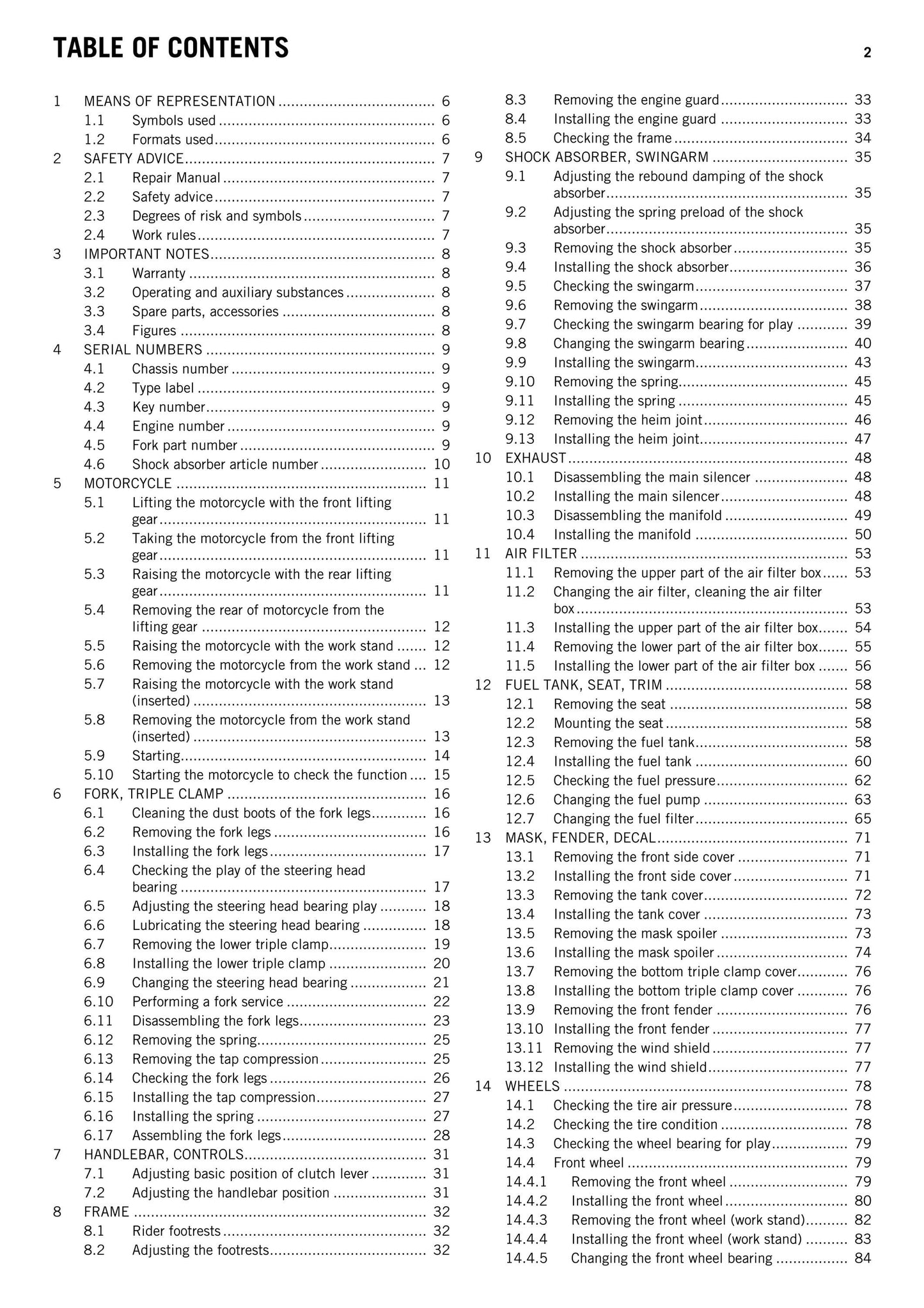 KTM 2015 - 1050 Adventure - Service Workshop Repair Manual
