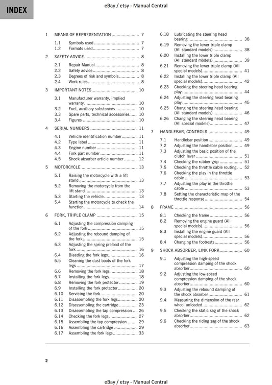KTM 2022 - 250 300 Exc Six Days Xc-w Tpi Erzbergrodeo - Service Workshop Repair Manual