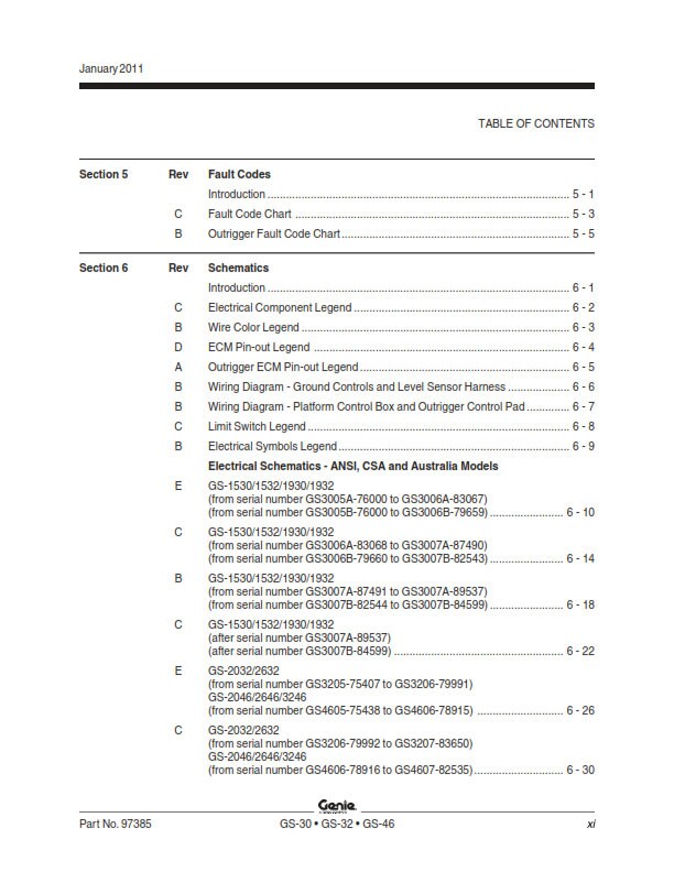 Genie - Service Manual - Gs-1530 Gs-1532 Gs-1930 Gs-1932 Gs-2032 Gs-2632 Gs-3232 Gs-2046 Gs-2646 Gs-3246 Gs-47047
