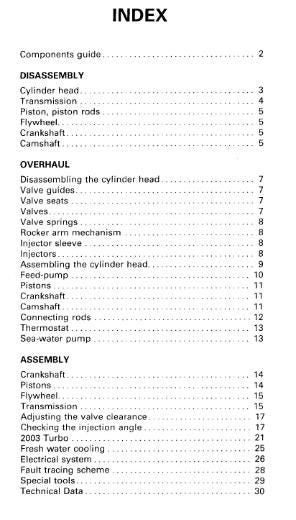 Volvo Penta - Engine Unit - 2001 2002 2003 2003T - Workshop Service Repair Manual