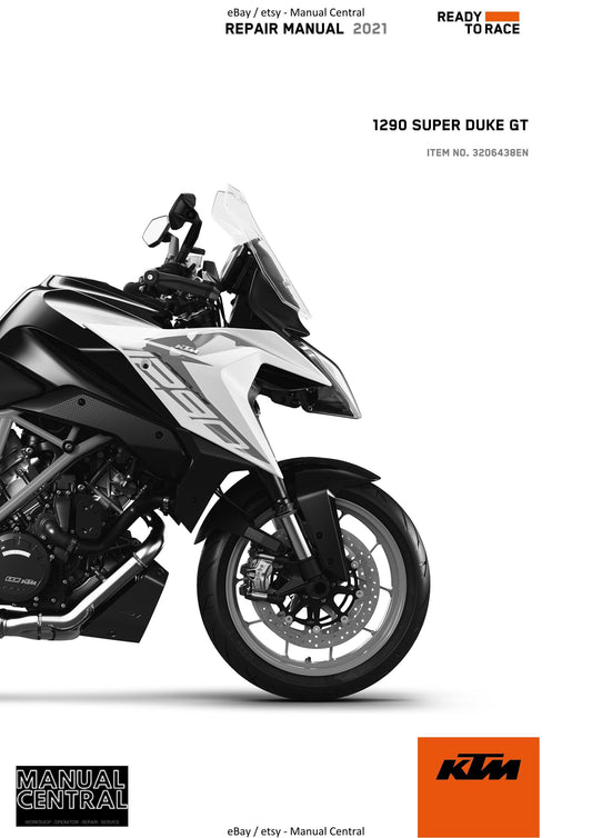 KTM 2021 - 1290 Super Duke GT - Service Workshop Repair Manual