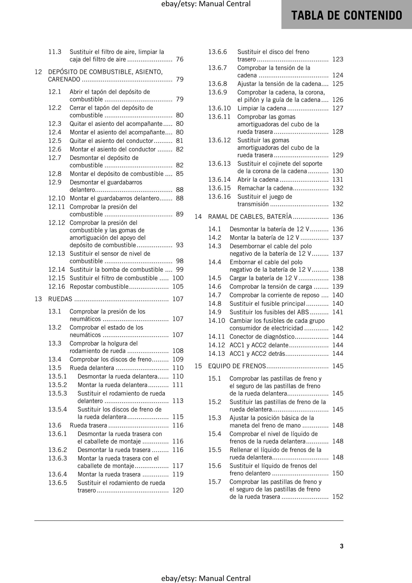 Spanish Language - KTM 2023 - 890 Duke GP - Manual de Reparacion
