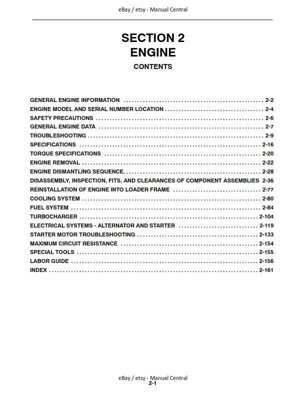 New Holland - Skid Steer L565 LX565 LX665 - Workshop Service Repair Manual